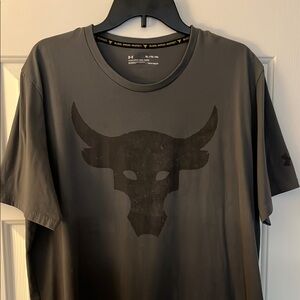 Under Armour Project Rock Men's Gray Graphic T-Shirt